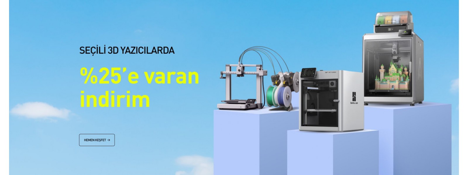 3d yazıcı banner